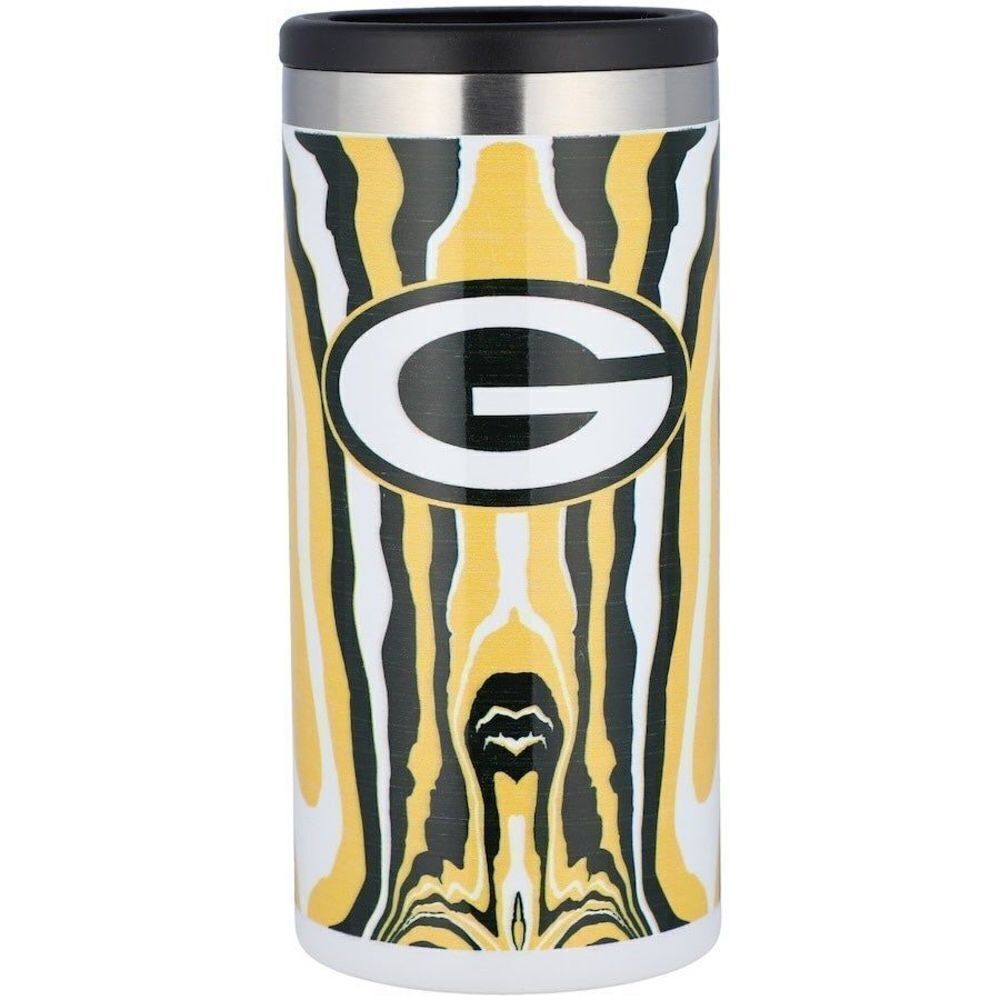Green Bay Packers 12oz. Tie-Dye Slim Can Holder